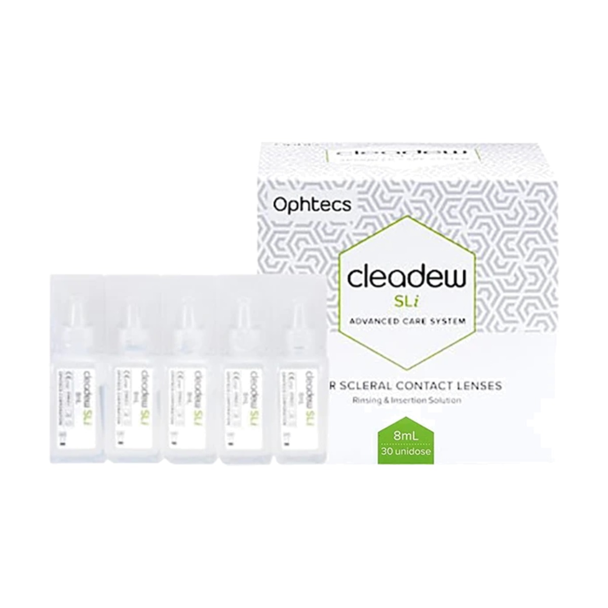 Cleadew SLi 30 × 8 ml – soluzione salina monodose per lenti sclerali